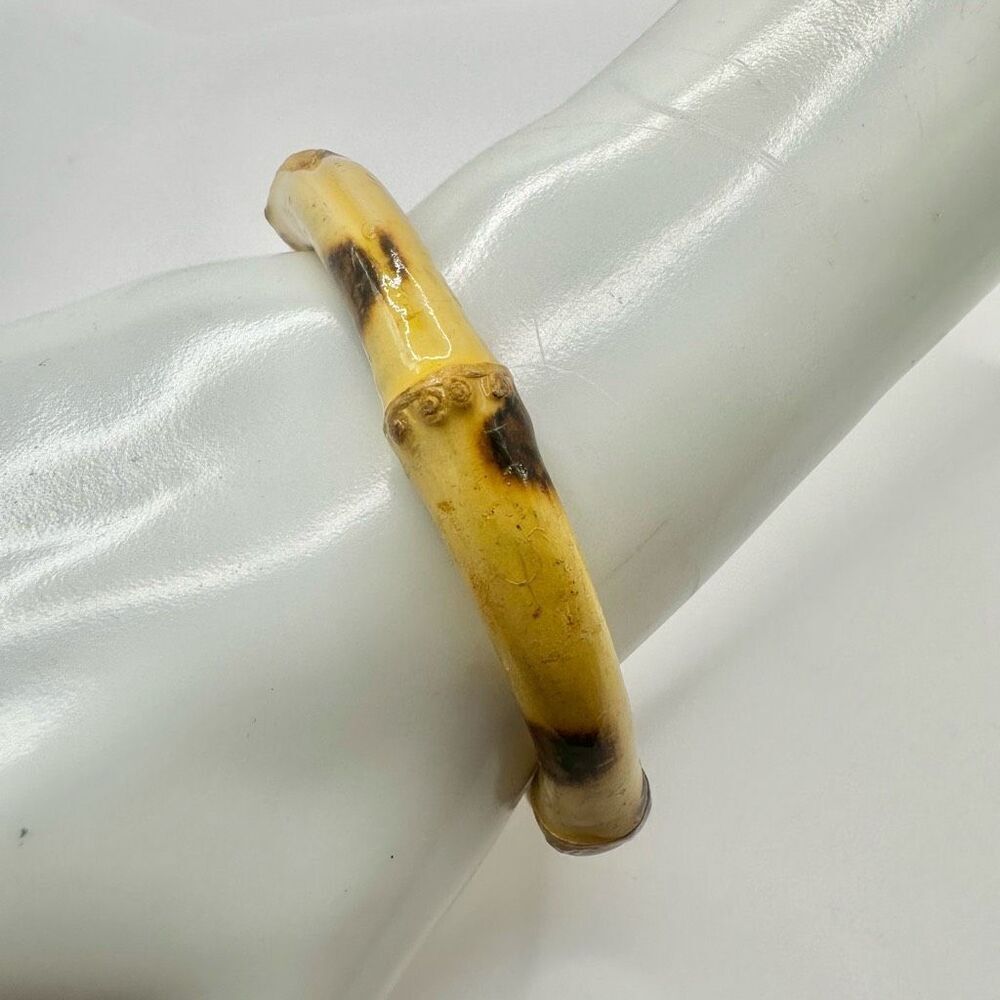 Bamboo bangle bracelet - Picture 2 of 6